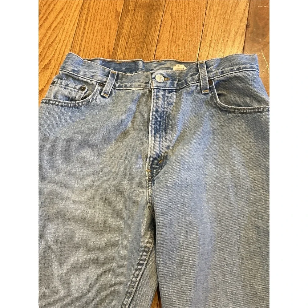 Vintage Levis 550 Jeans 12 Medium Petite Relaxed Fit Tapered‎ Leg Light USA Y2K
